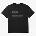 Definition of Messi Classic T-Shirt Keep Football History Alive during Global Football Passion for FIFA World Cup 2026 USA Canada Mexico, Inspired by Cristiano Ronaldo, Haaland and CR7, Argentina, Football History, Final Match Energy, Crowd Noise