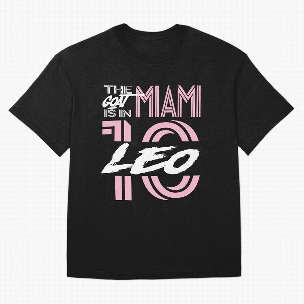 Leo the Goat Is In Miami Classic T-Shirt Celebrate Fan Favorites in Global Football Passion for FIFA World Cup 2026, Driven by Mbappe and Neymar, Argentina and Brazil, Retro Football Energy, Iconic Rivalries, Trophy Chase Drama and Stadium
