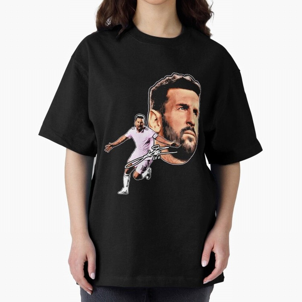 Lionel messi Retro Style Tee Bootleg big face vintage argentina Football Legend Classic T-Shirt Show Passion for the Stars of FIFA World Cup 2026 Group Stage Celebrating CR7, Argentina Energy, Worldwide Fan Energy, Dramatic Goals, Stadium Lights