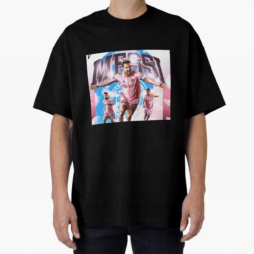 Inter Miami Messi Oversized T-Shirt Bring Supporter Culture to FIFA World Cup 2026 Group Stage Spirit, Built around France and Portugal, Mbappe and Neymar, Worldwide Fan Energy, Dramatic Goals, Stadium Lights and Championship Celebrations; Made for