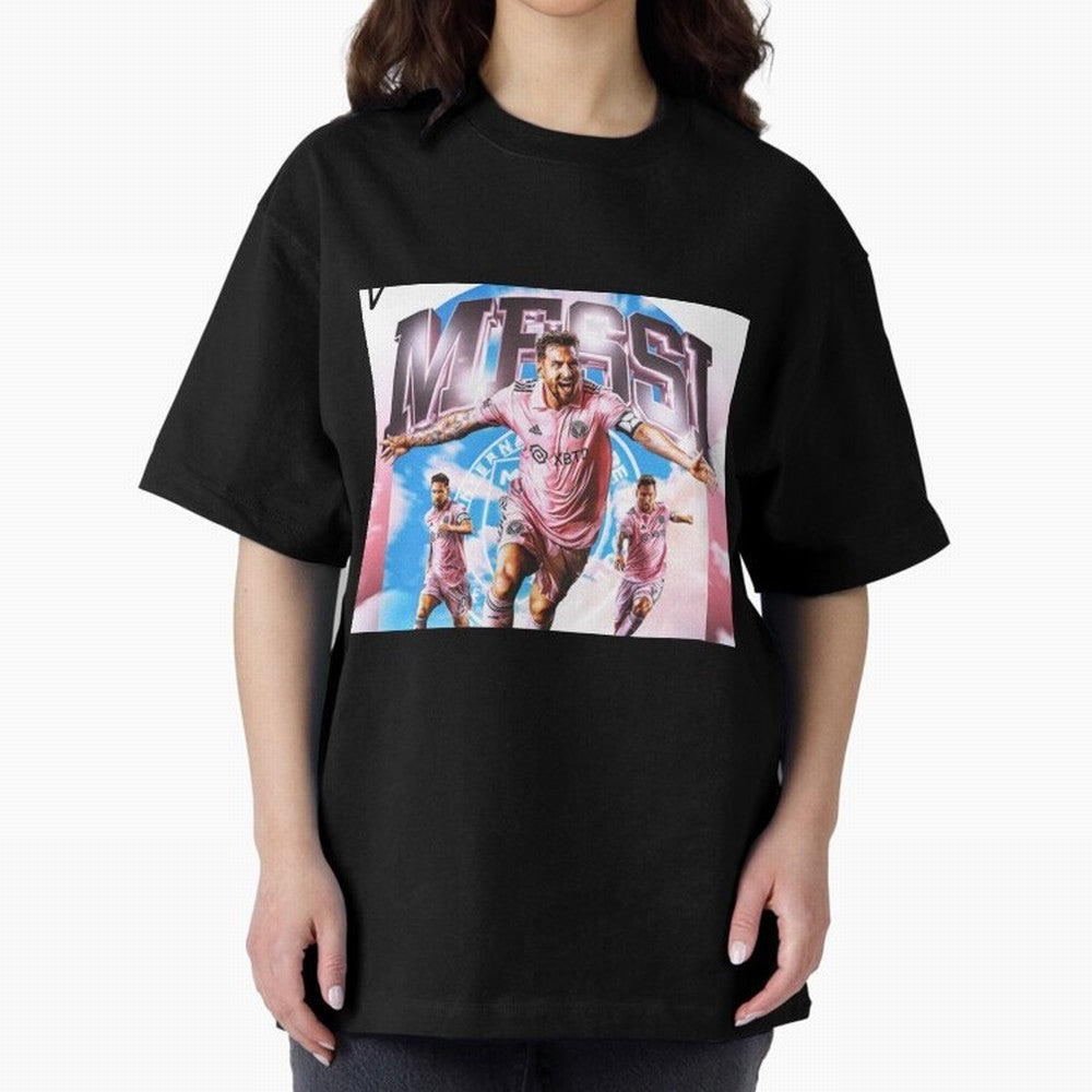 Inter Miami Messi Oversized T-Shirt Bring Supporter Culture to FIFA World Cup 2026 Group Stage Spirit, Built around France and Portugal, Mbappe and Neymar, Worldwide Fan Energy, Dramatic Goals, Stadium Lights and Championship Celebrations; Made for