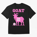 The Goat 10 Miami Champions Classic T-Shirt Show Your Stadium Side during the FIFA World Cup 2026 USA Canada Mexico Journey through Messi Highlights, Spain Pride, Championship Spirit, Famous Goals, Roaring Crowds and International Football Unity;