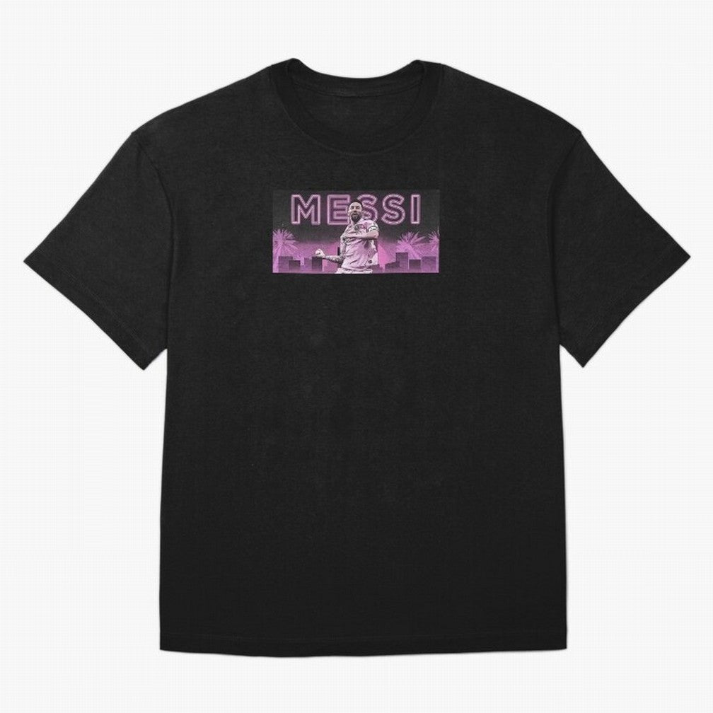 Miami Messi Oversized T-Shirt Celebrate the Next Chapter of the FIFA World Cup 2026 Journey through Messi Highlights, Argentina and Brazil Pride, Football History, Final Match Energy, Crowd Noise and Once in a Lifetime Moments; Ideal for Fans Who