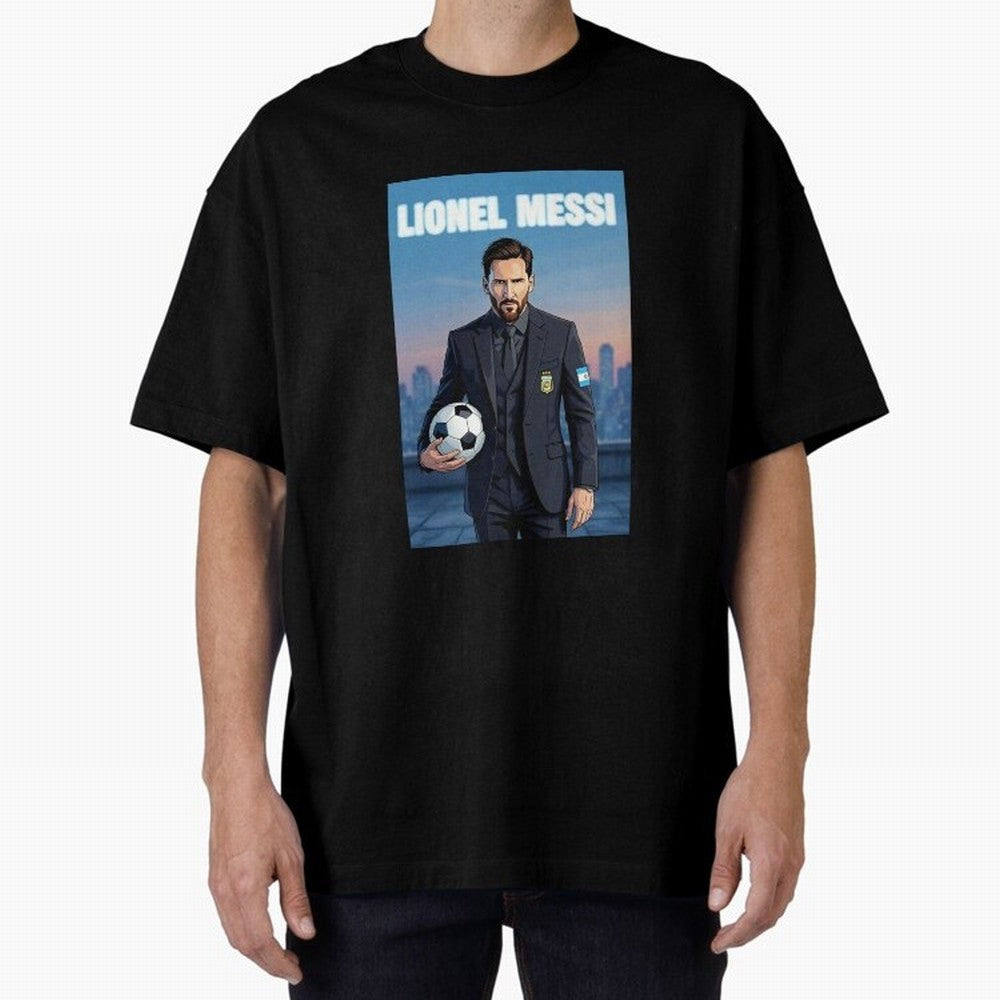 Lionel Messi Classic T-Shirt Feel International Energy from Match Day Hype around FIFA World Cup 2026 Group Stage, Messi, Neymar and Mbappe, Argentina, France and Brazil, Football Passion, Legendary Performances, Festival Vibes and Supporter