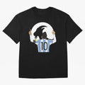 Lionel Messi Goat Oversized T-Shirt Back the Journey through FIFA World Cup 2026 USA Canada Mexico Capturing Mbappe and Neymar, Portugal Energy, Global Supporter Spirit, Legendary Goals, National Colors and Tournament Celebration; Ideal for