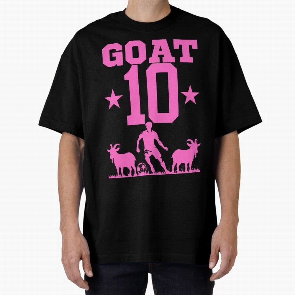 The Goat 10 Miami Champion Classic T-Shirt Honor the Beautiful Game during FIFA World Cup 2026 USA Canada Mexico for Fans of Messi and Cristiano Ronaldo and Spain, Bringing Vintage Soccer Flavor, Modern Football Stars, National Flags and Final