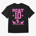 The Goat 10 Miami Champion Classic T-Shirt Honor the Beautiful Game during FIFA World Cup 2026 USA Canada Mexico for Fans of Messi and Cristiano Ronaldo and Spain, Bringing Vintage Soccer Flavor, Modern Football Stars, National Flags and Final