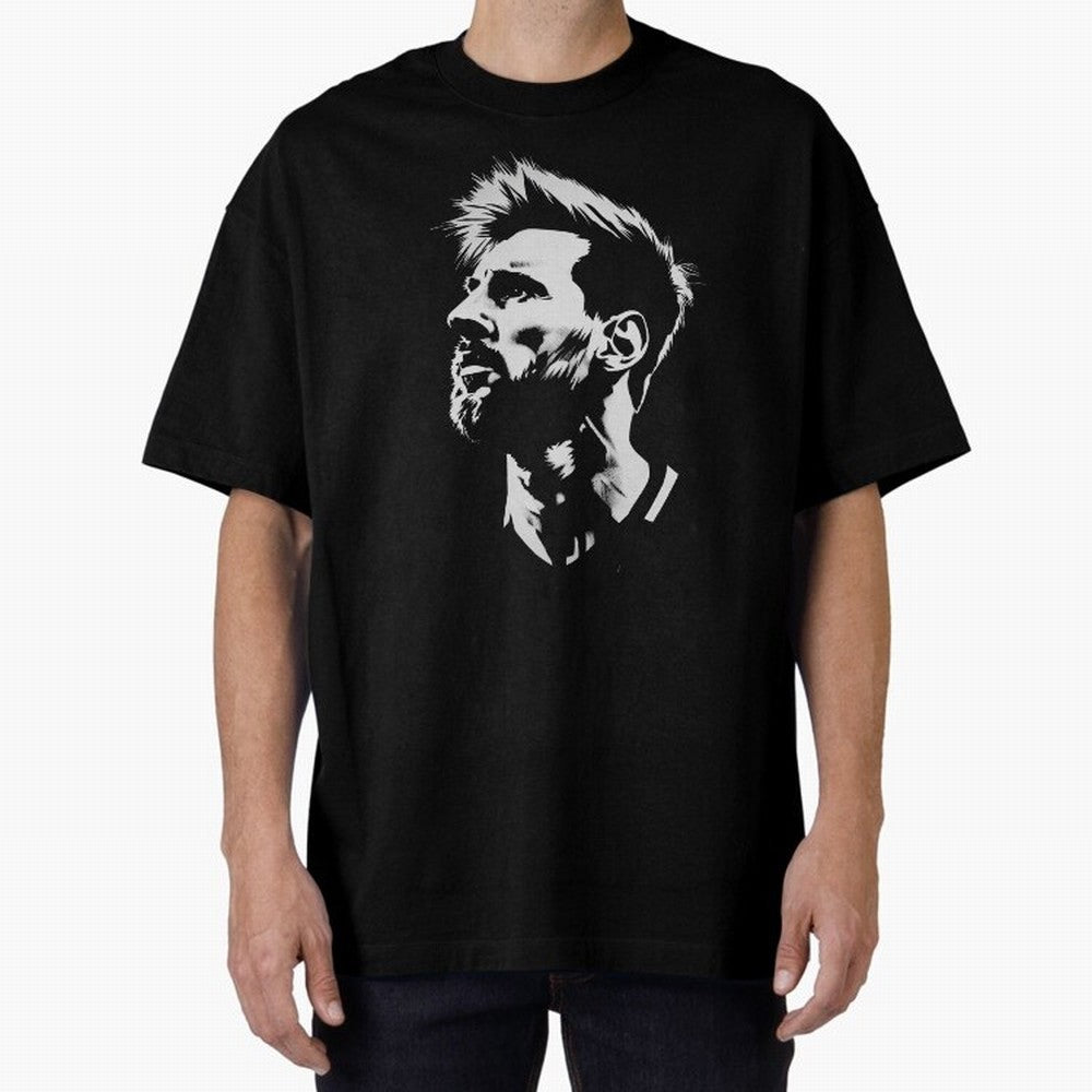 Messi Stencil Graphic poster design Classic T-Shirt Celebrate Unforgettable Nights in the FIFA World Cup 2026 USA Canada Mexico Journey through Cristiano Ronaldo, Haaland and CR7 Highlights, Argentina, France and Brazil Pride, Classic Soccer