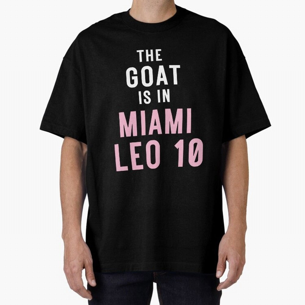 The Goat is in Miami - Leo 10 Essential T-Shirt Celebrate Golden Goal Energy in Global Football Passion for FIFA World Cup 2026, Highlighting Mbappe, Spain and Netherlands, Retro Football Energy, Iconic Rivalries, Trophy Chase Drama and Stadium