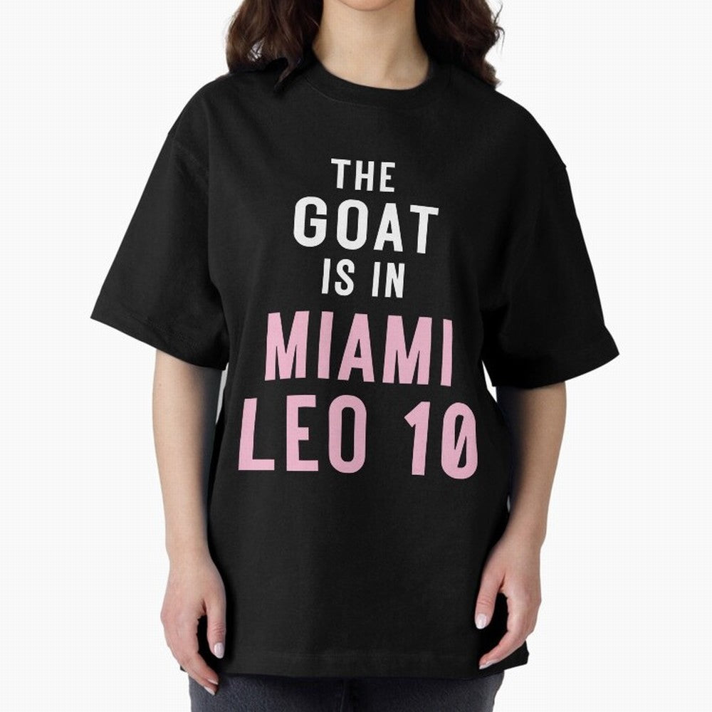 The Goat is in Miami - Leo 10 Essential T-Shirt Celebrate Golden Goal Energy in Global Football Passion for FIFA World Cup 2026, Highlighting Mbappe, Spain and Netherlands, Retro Football Energy, Iconic Rivalries, Trophy Chase Drama and Stadium