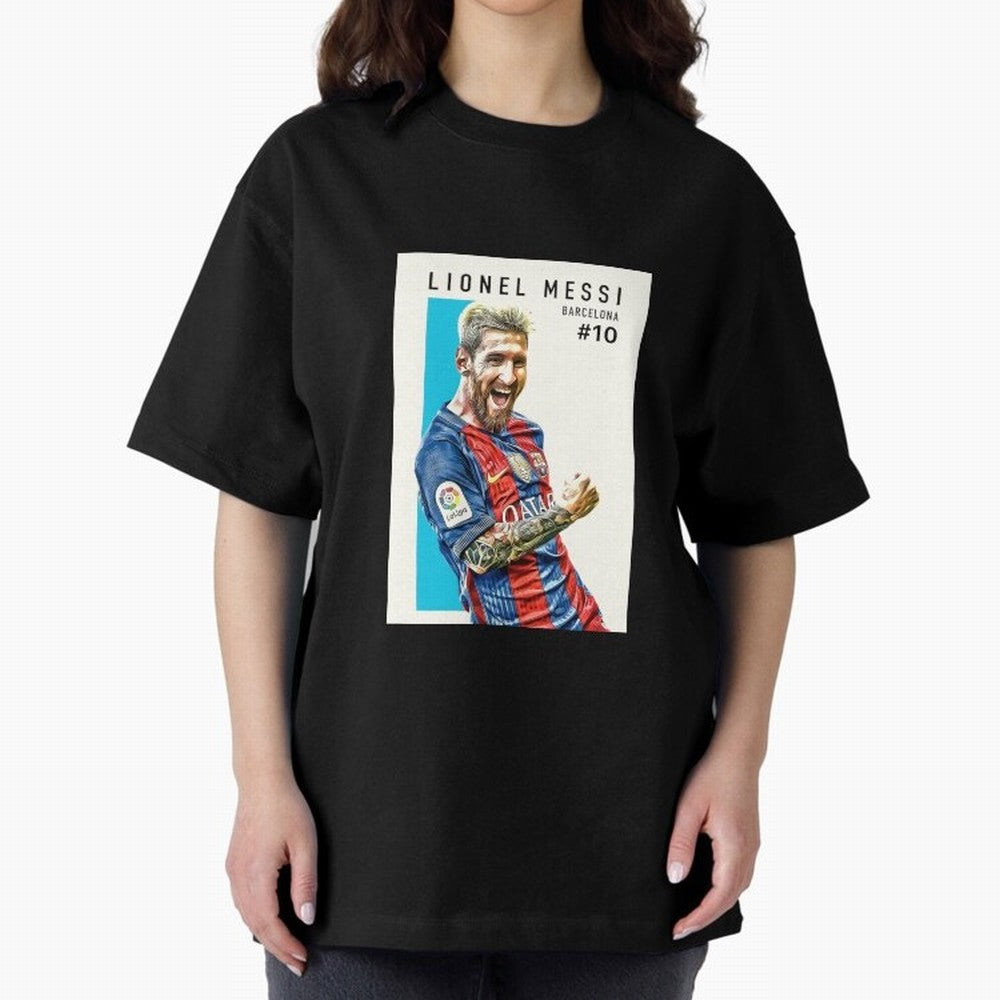 Lionel Messi Barcelona Football Classic T-Shirt Celebrate Global Passion for Global Football Passion for FIFA World Cup 2026 Group Stage, Celebrating CR7 and Messi, France and Portugal, Football Festival Excitement, Trophy Ambitions, Country