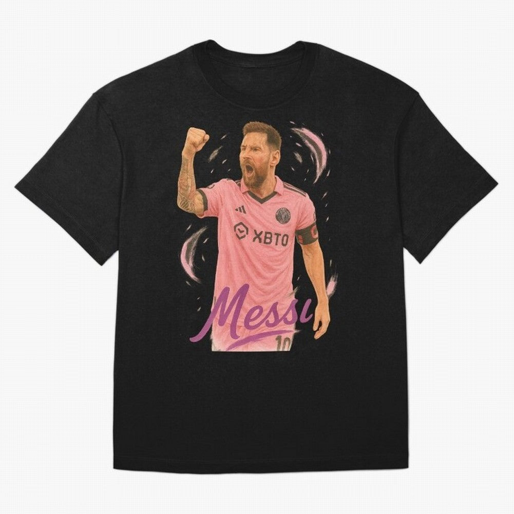 Argentina World Champs Messi Number Oversized T-Shirt Celebrate Global Passion for FIFA World Cup 2026 USA Canada Mexico Centered on Messi and Cristiano Ronaldo, Brazil Energy, Classic Soccer Heritage, Championship Pressure, Fan Loyalty and
