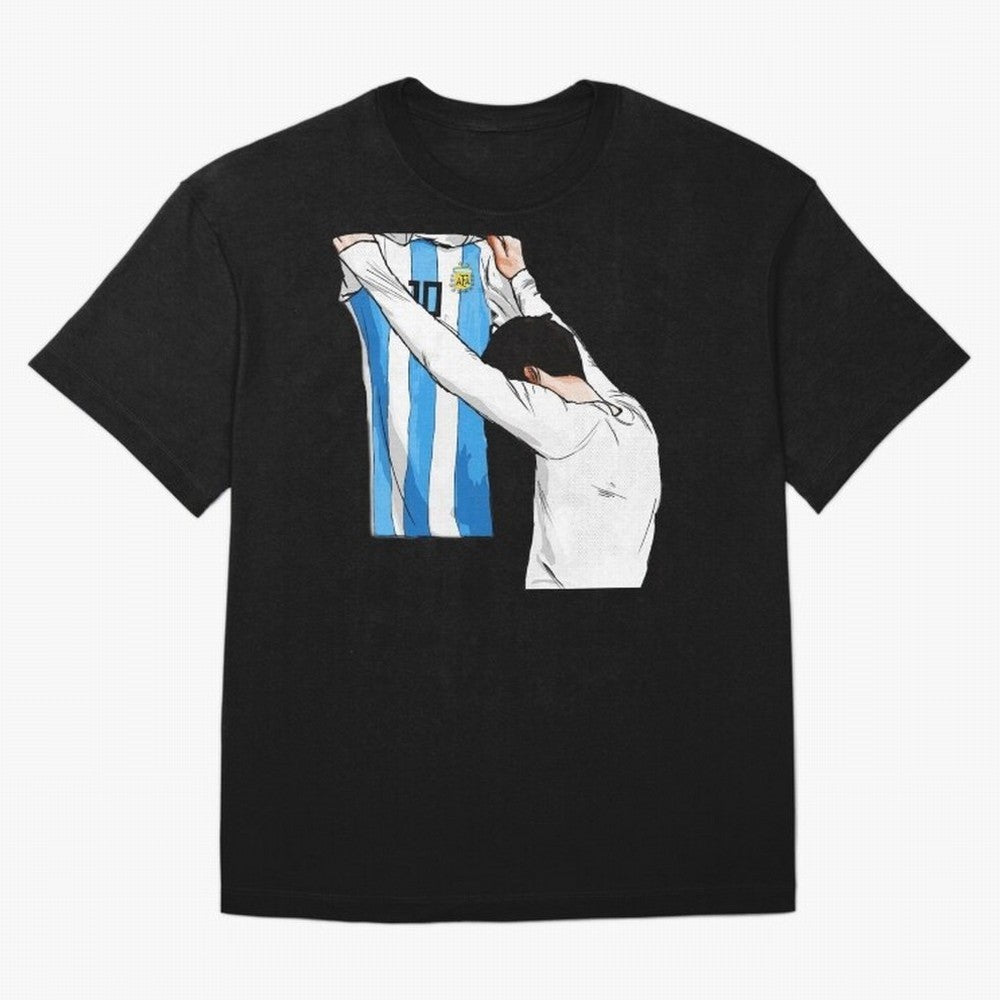 Argentina World Champs Messi Number Classic T-Shirt Celebrate National Team Dreams in Global Football Passion for FIFA World Cup 2026 Group Stage, with Neymar, England and Germany, Match Day Excitement, Supporter Culture, Golden Goals and Global