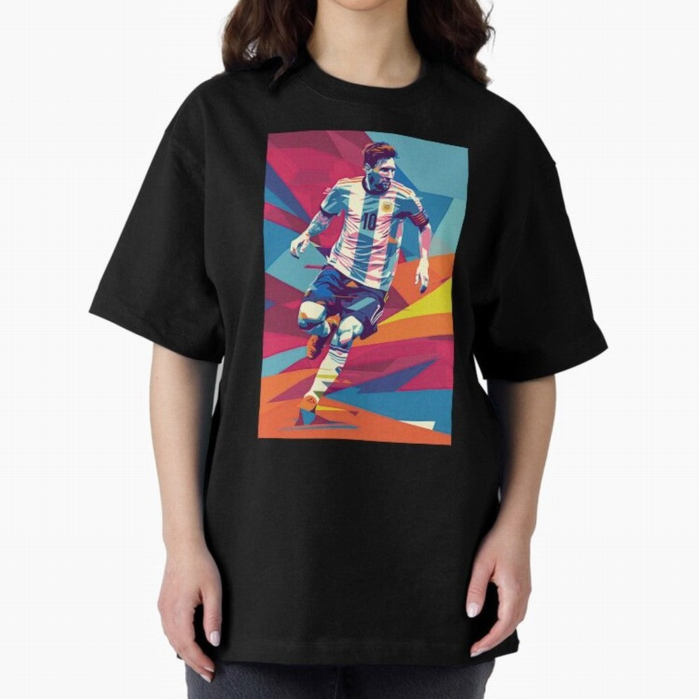Messi in action Graphic poster design Classic T-Shirt Celebrate the Next Chapter of Match Day Hype around FIFA World Cup 2026 Group Stage, Cristiano Ronaldo, Haaland and CR7, Argentina and Brazil, Goal Celebration Energy, Supporter Heritage,