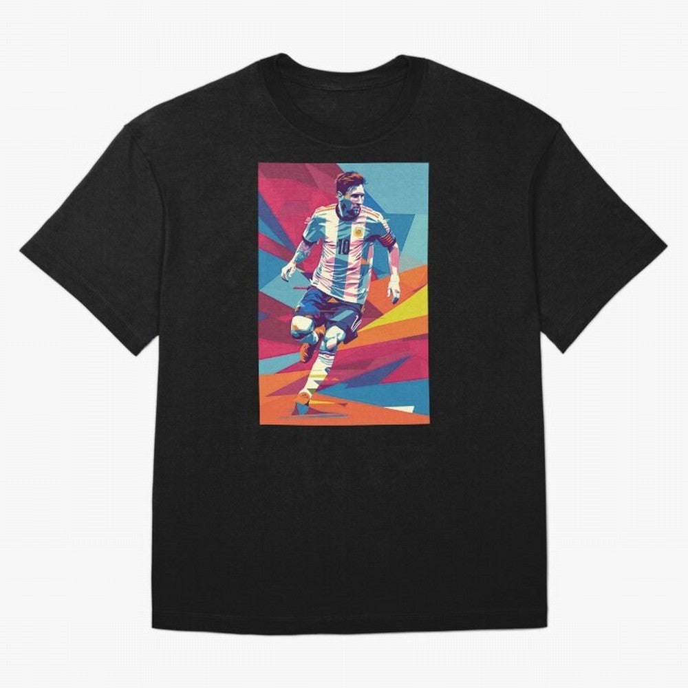 Messi in action Graphic poster design Classic T-Shirt Celebrate the Next Chapter of Match Day Hype around FIFA World Cup 2026 Group Stage, Cristiano Ronaldo, Haaland and CR7, Argentina and Brazil, Goal Celebration Energy, Supporter Heritage,