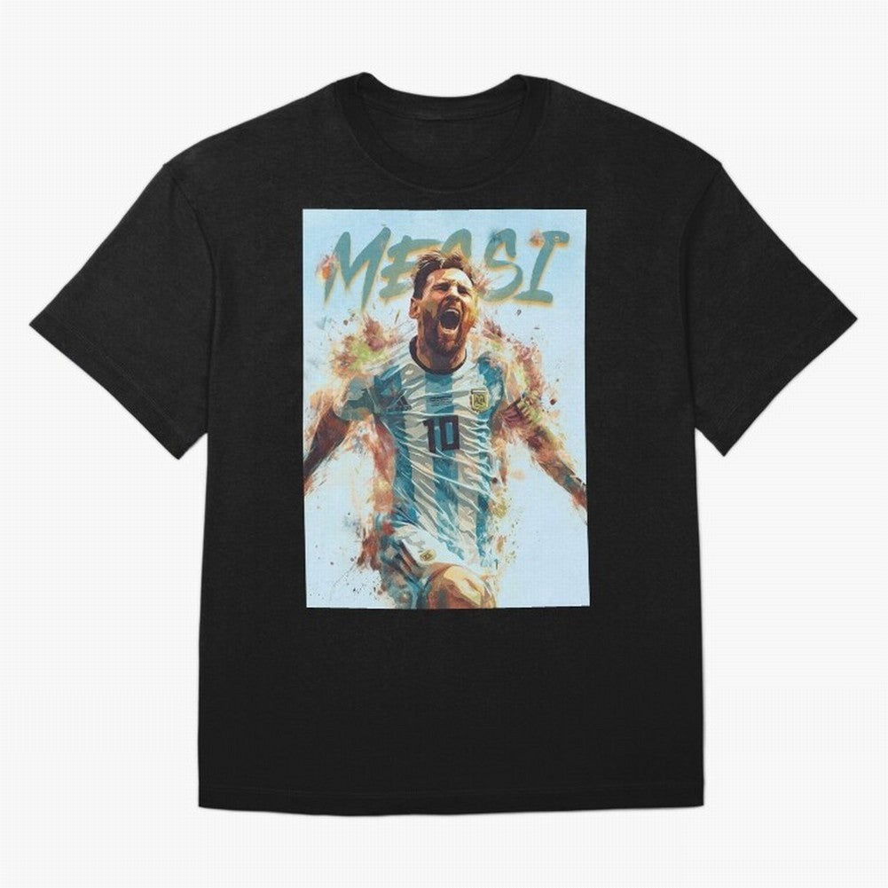 Argentina World Champs Messi Number Oversized T-Shirt Back the Journey through the FIFA World Cup 2026 Journey through Cristiano Ronaldo Highlights, Argentina, France and Brazil Pride, Fan Favorite Moments, National Team Passion, Big Match Drama