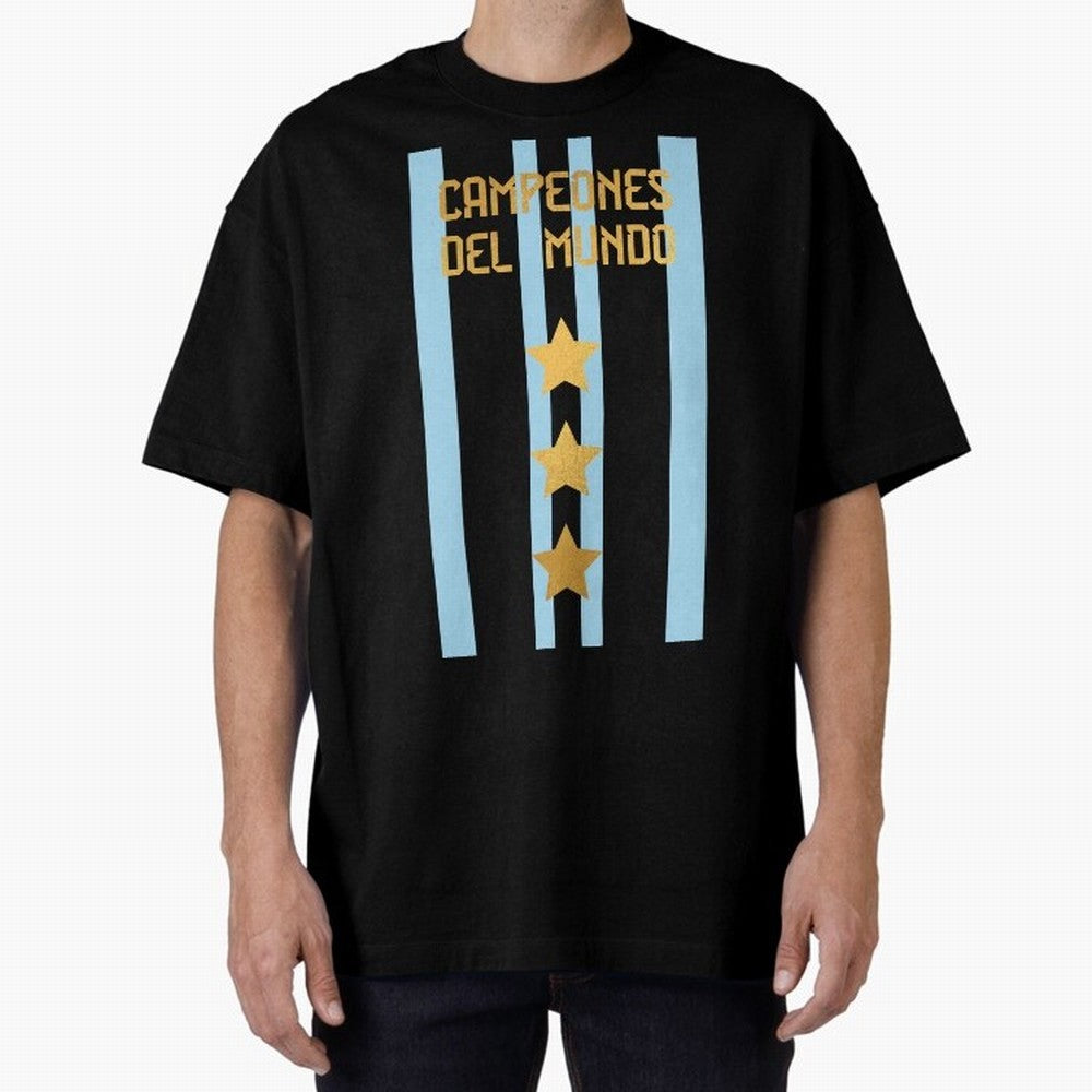 Argentina Jersey 3 Stars World Champions Classic T-Shirt Relive the Noise and Pride of FIFA World Cup 2026 Inspired by Haaland, Portugal, Spain and Germany Energy, Game Day Rituals, Football Legends, Country Pride and the Road to the Final; Perfect