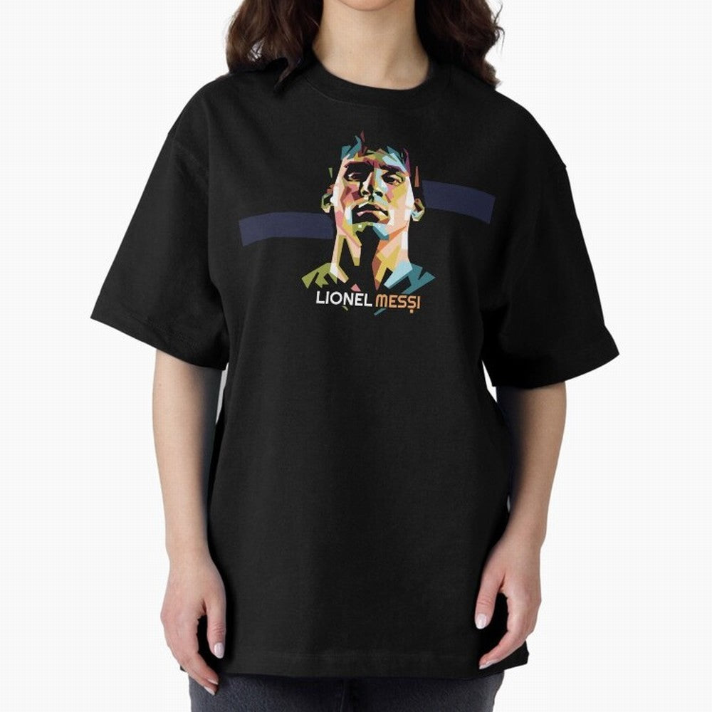 Lionel Messi Magic Oversized T-Shirt Show Championship Spirit for Global Football Passion for FIFA World Cup 2026 Group Stage, Made for CR7 and Messi, England, France and Netherlands, Global Supporter Spirit, Legendary Goals, National Colors and