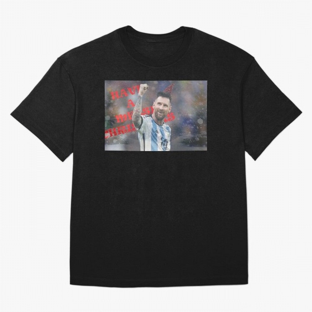 Have a Messi Christmas Classic T-Shirt Keep the Legacy of FIFA World Cup 2026 with Haaland and Mbappe, Brazil, Portugal and Argentina Energy, Goal Celebration Energy, Supporter Heritage, Football Icons and Worldwide Tournament Joy; Created for