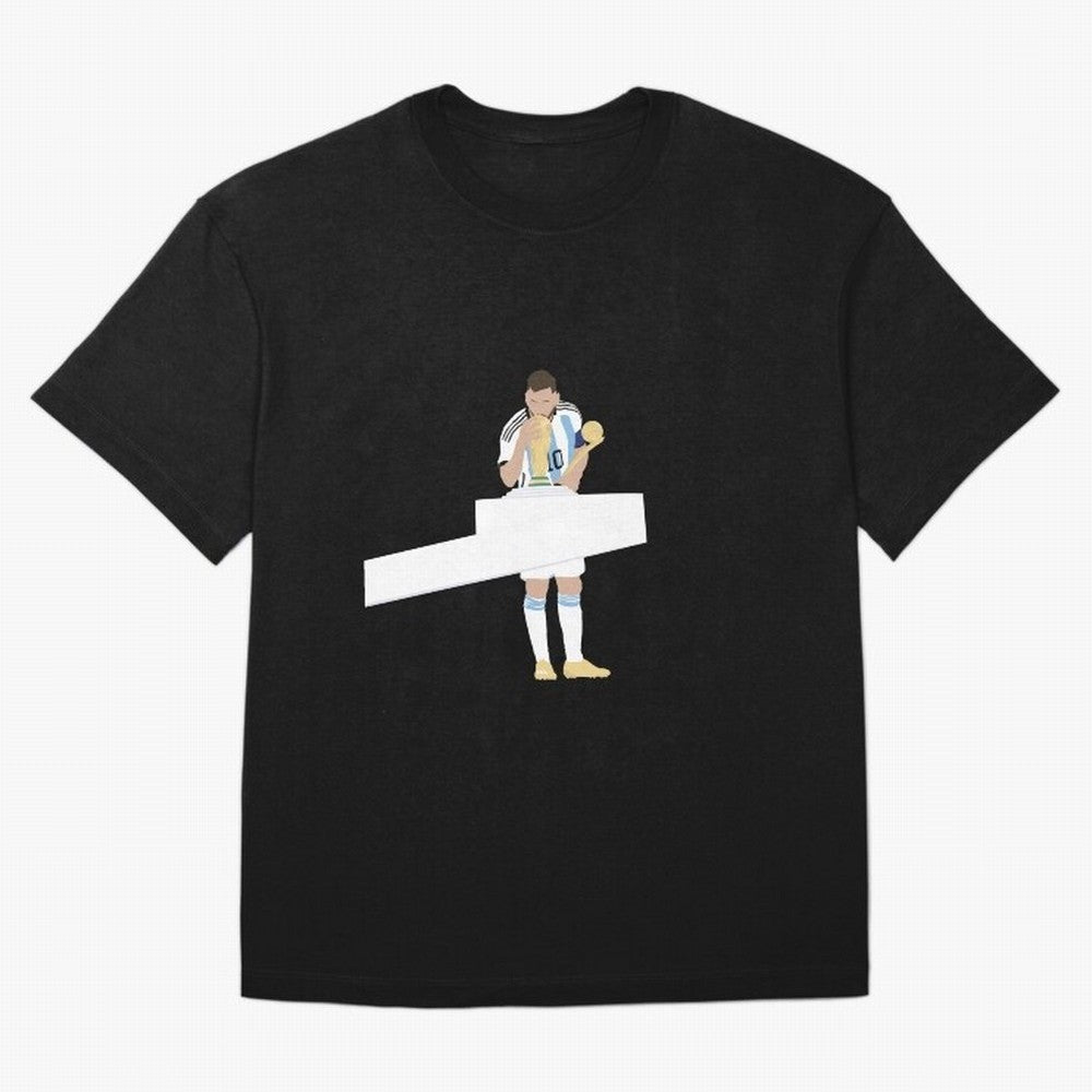 Messi minimalist design Oversized T-Shirt Follow Every Goal of Match Day Hype around FIFA World Cup 2026, CR7 and Messi, Argentina, Supporter Pride, Iconic Celebrations, Legendary Names and Global Match Day Energy; Ideal for Football Dads, Football