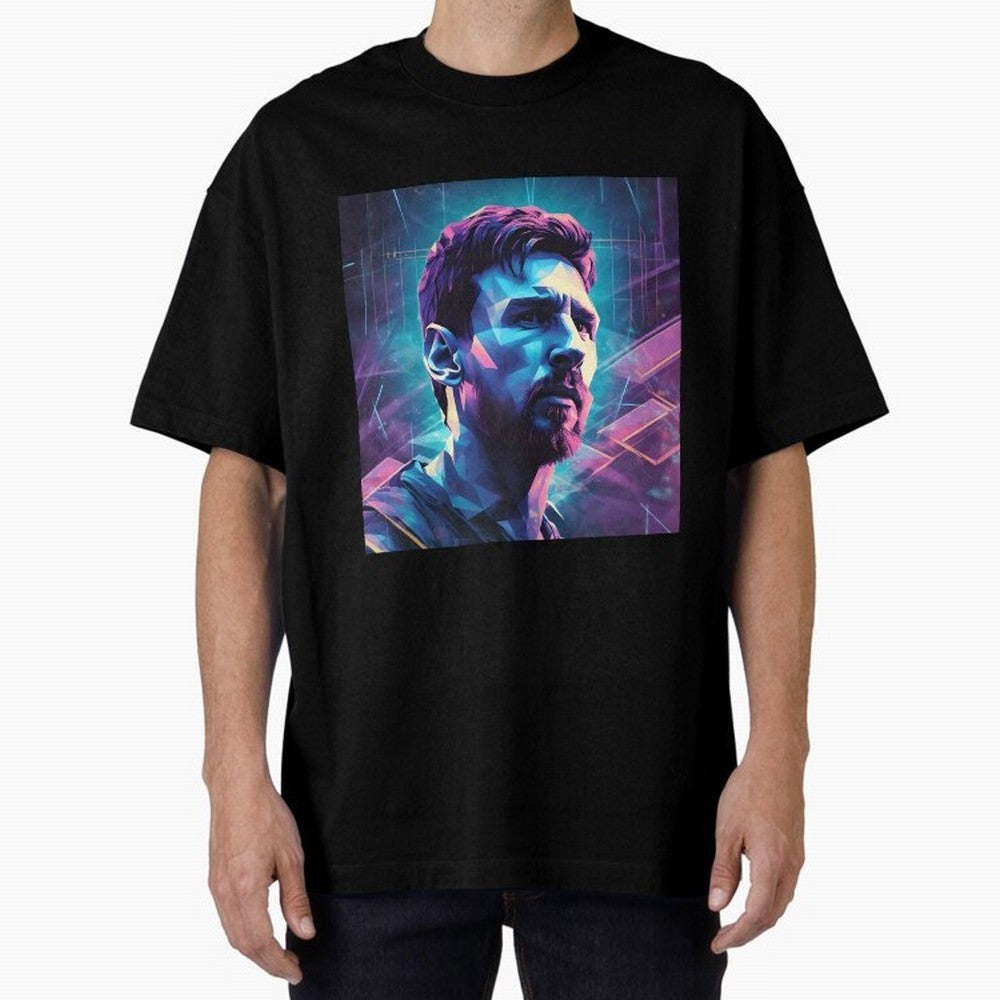 Lionel Messi is going to MLS club Inter Miami Oversized T-Shirt Spotlight the FIFA World Cup 2026 USA Canada Mexico Journey through Messi and Cristiano Ronaldo Highlights, Brazil Pride, Goal Celebration Energy, Supporter Heritage, Football Icons