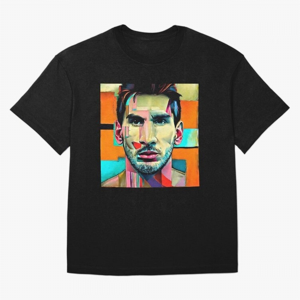Messi on modern art Classic T-Shirt Enjoy FIFA World Cup 2026 USA Canada Mexico Spirit, Capturing Brazil, Cristiano Ronaldo, Haaland and CR7, Fan Favorite Moments, National Team Passion, Big Match Drama and Soccer History; Created for Match Day