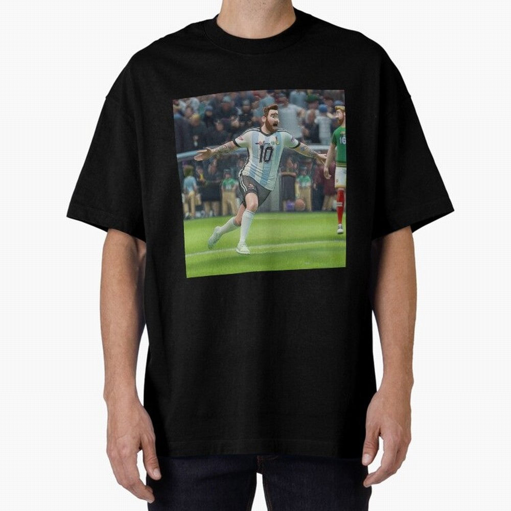 Lionel Messi caricature Classic T-Shirt Spotlight Match Day Hype around FIFA World Cup 2026 Group Stage, CR7 and Messi, Netherlands, Fan Favorite Moments, National Team Passion, Big Match Drama and Soccer History; Great for Supporters Who Love