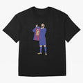 Messi minimalist design Oversized T-Shirt Elevate FIFA World Cup 2026 USA Canada Mexico Inspired by Messi, CR7 and Mbappe, Germany Energy, Stadium Memories, Football Loyalty, International Chants and Championship Tradition; Created for Match Day
