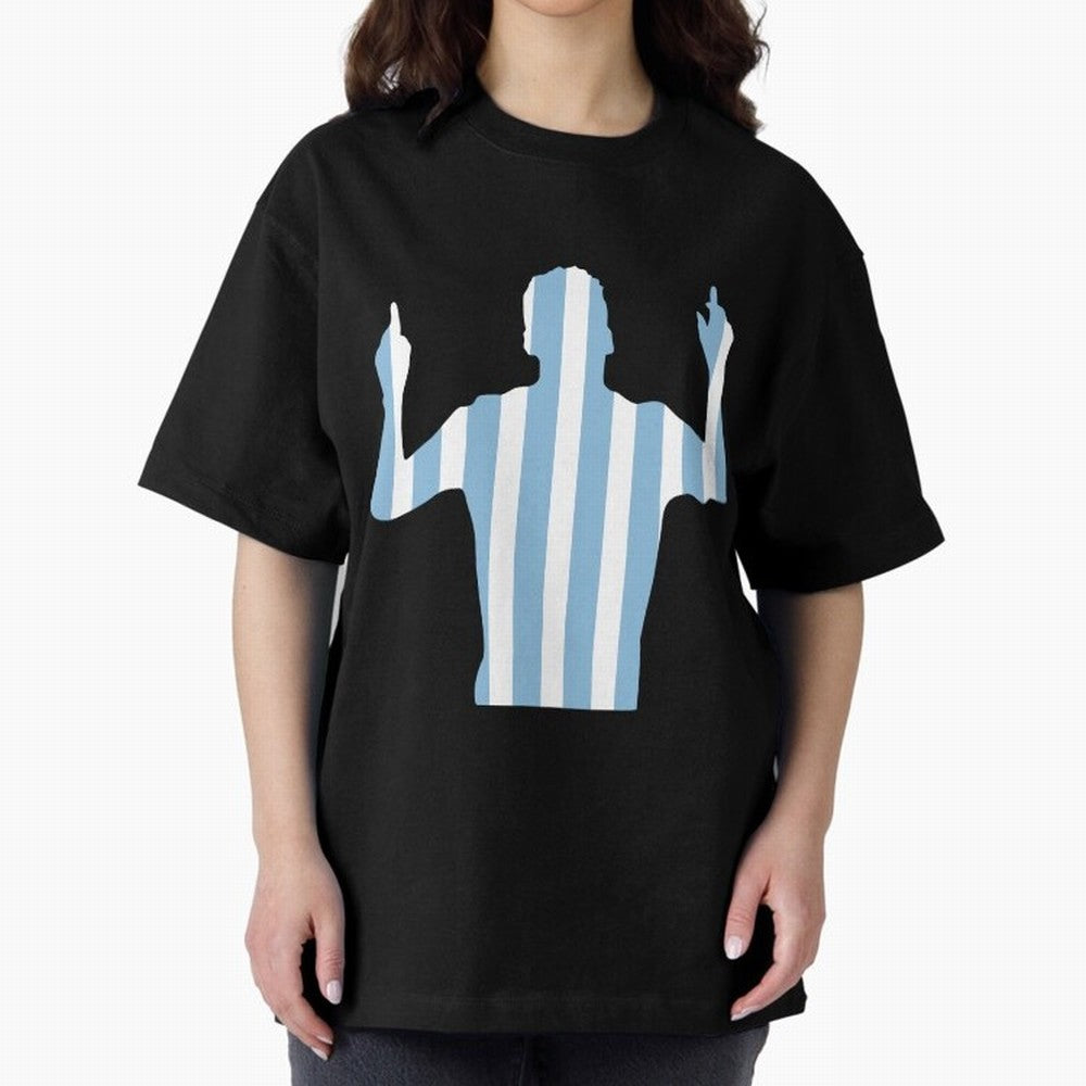 lionel Oversized T-Shirt Experience the Global Stage of FIFA World Cup 2026 for Fans of Messi and Cristiano Ronaldo and England, Bringing Game Day Rituals, Football Legends, Country Pride and the Road to the Final; Ideal for Passionate Fans Who
