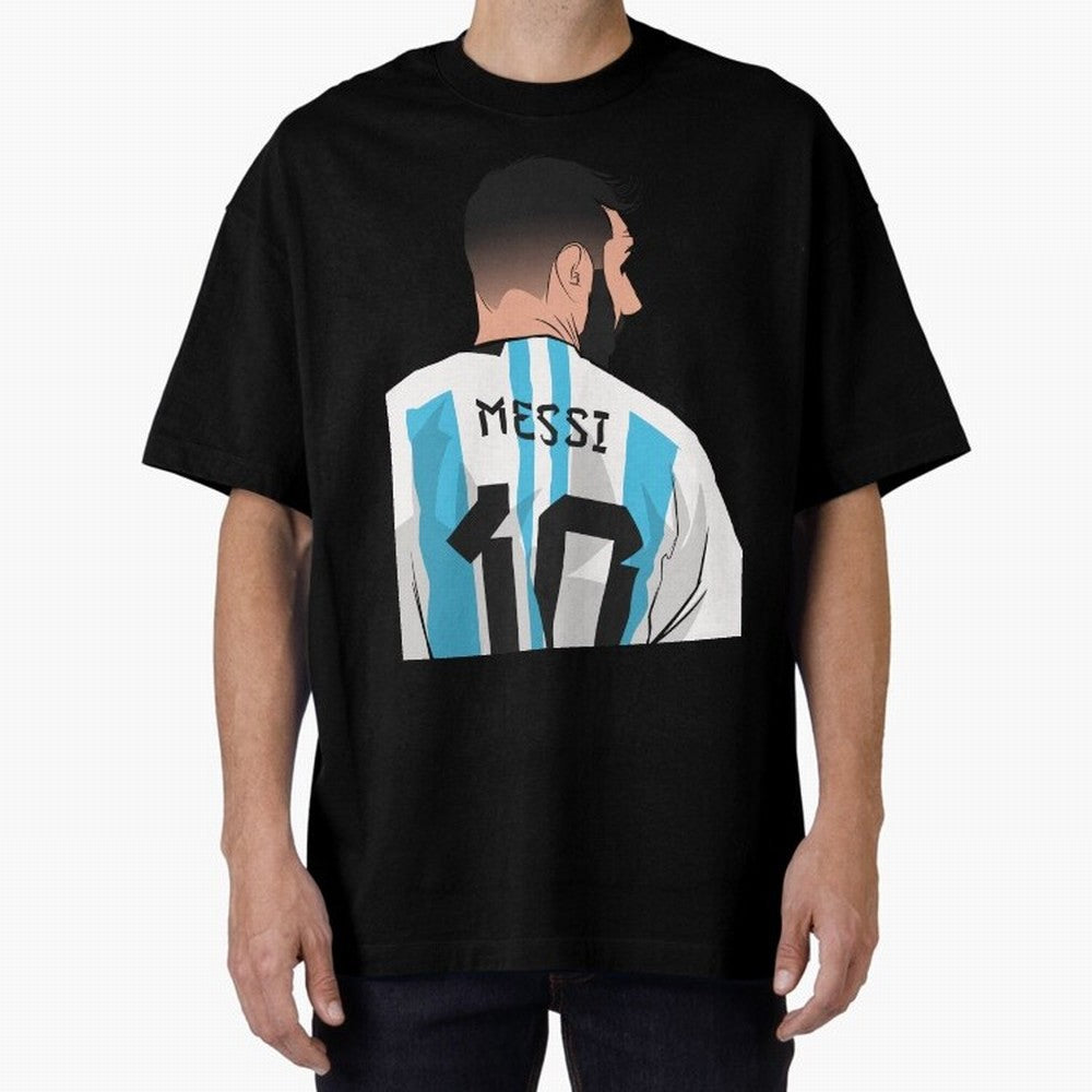 Messi Oversized T-Shirt Celebrate Football Heritage in the FIFA World Cup 2026 Journey through Messi, CR7 and Mbappe Highlights, Portugal, Spain and Germany Pride, Global Supporter Spirit, Legendary Goals, National Colors and Tournament