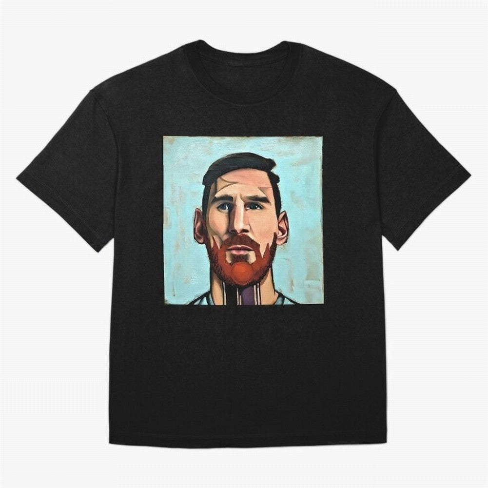 cartoon Messi Classic T-Shirt Show Championship Spirit for FIFA World Cup 2026 Group Stage Built around CR7 and Messi, Argentina Energy, Stadium Chants, National Pride, Trophy Dreams and Unforgettable Football Memories; Made for Die Hard