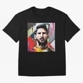 Billboard with Messi Boxy T-Shirt Make the Season About FIFA World Cup 2026 Group Stage for Fans of CR7 and Messi and Spain and Netherlands, Bringing Sports Nostalgia, International Competition, Famous Players and Unforgettable Victories; Made for