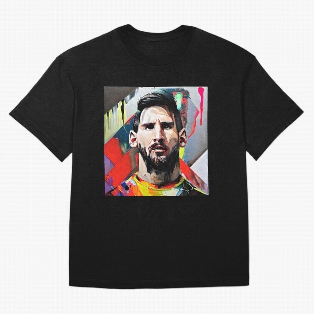 Billboard with Messi Boxy T-Shirt Make the Season About FIFA World Cup 2026 Group Stage for Fans of CR7 and Messi and Spain and Netherlands, Bringing Sports Nostalgia, International Competition, Famous Players and Unforgettable Victories; Made for