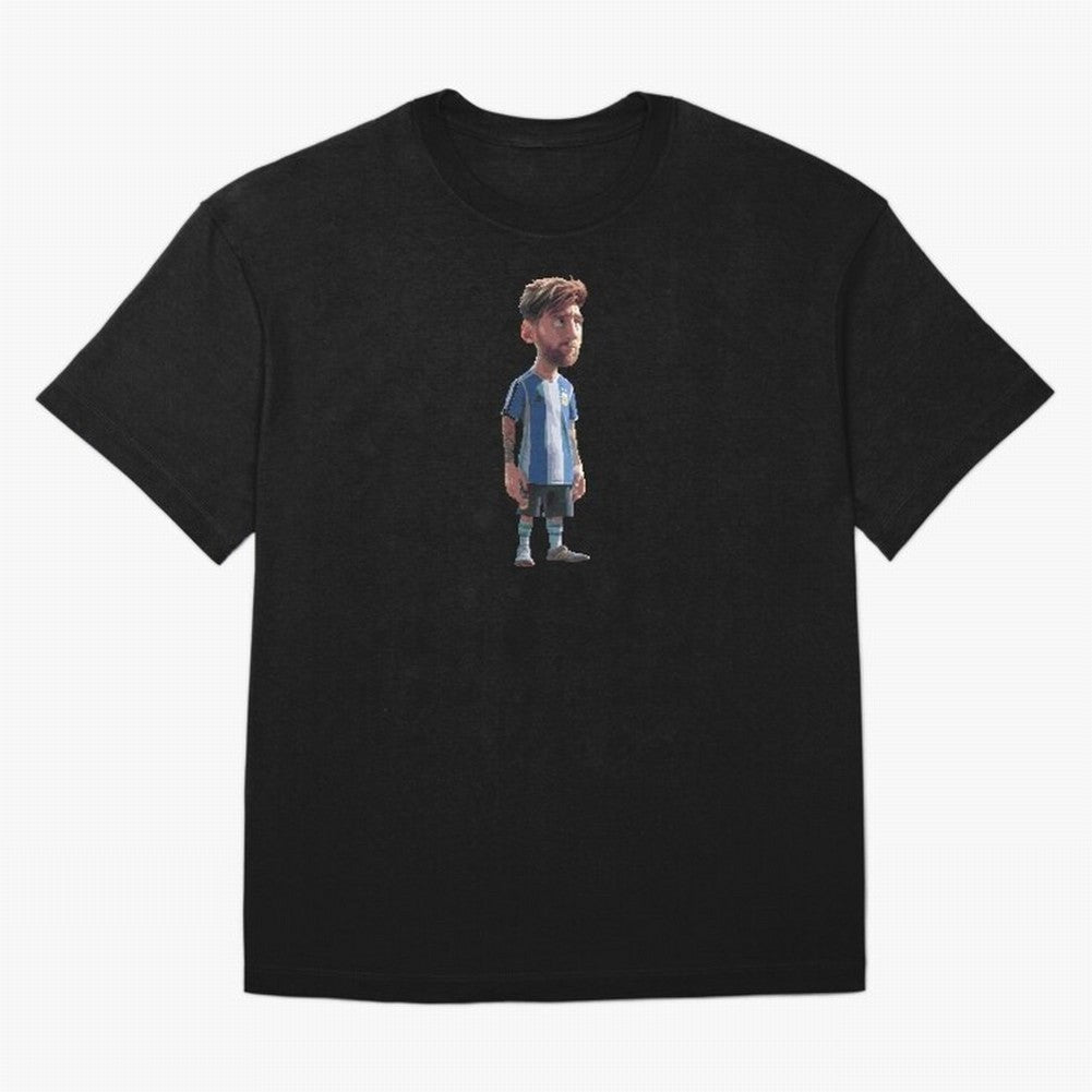 Lionel Messi Classic T-Shirt Turn Up for Global Football Passion for FIFA World Cup 2026, Highlighting Messi and Cristiano Ronaldo, Brazil, Portugal and Argentina, Football History, Final Match Energy, Crowd Noise and Once in a Lifetime Moments;