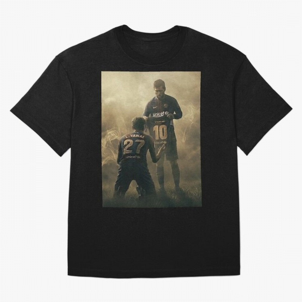 messi giving kamin yamal his shirt iconic design Classic T-Shirt Follow Every Goal of FIFA World Cup 2026 for Fans of Haaland and Portugal, Bringing Goal Celebration Energy, Supporter Heritage, Football Icons and Worldwide Tournament Joy; Great for