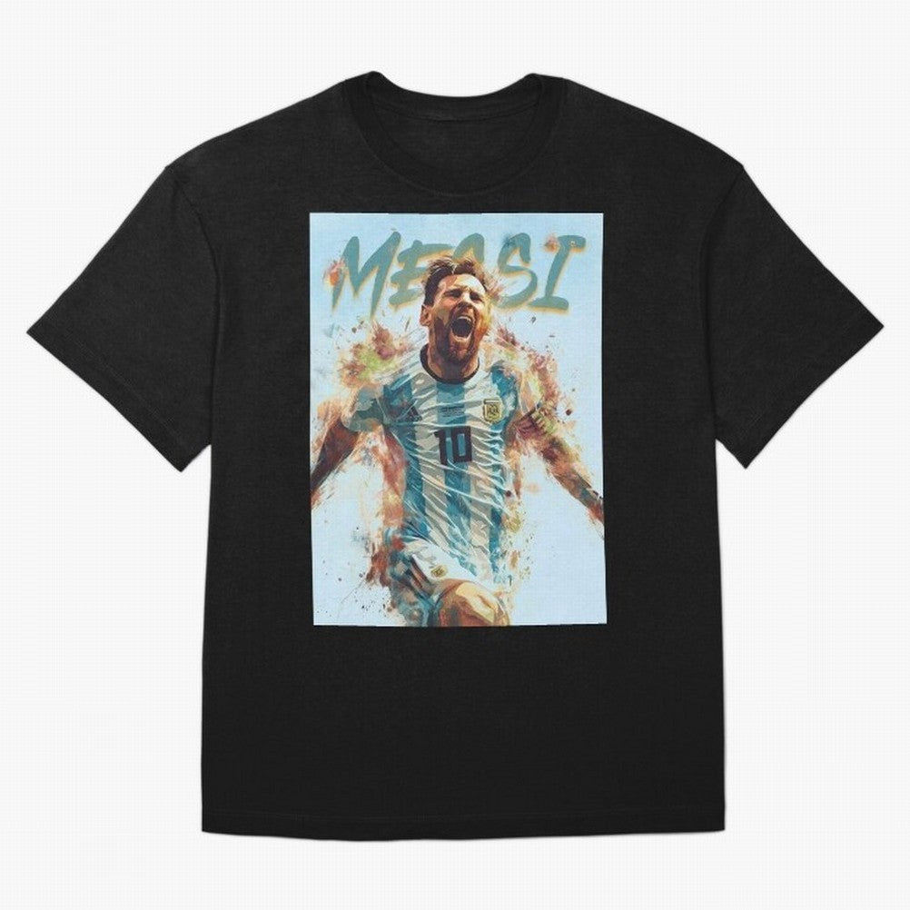 MiaMessi Premium Oversized T-Shirt Cheer through Every Moment of the FIFA World Cup 2026 USA Canada Mexico Journey through Neymar, Haaland and Cristiano Ronaldo Highlights, Portugal Pride, Match Day Excitement, Supporter Culture, Golden Goals and