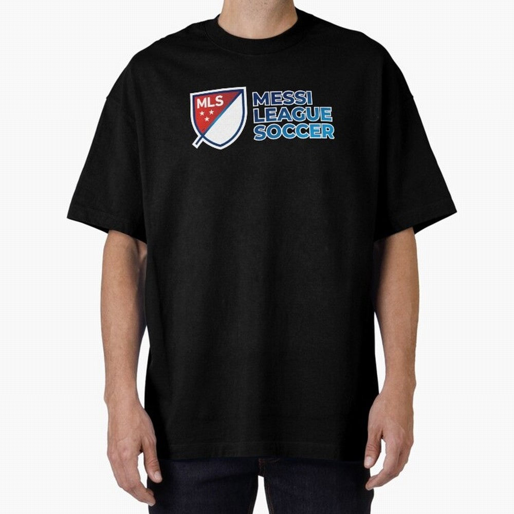 MLS Messi League Soccer Oversized T-Shirt Bring World Football Passion into Global Football Passion for FIFA World Cup 2026 USA Canada Mexico, with Neymar, England and Germany, Classic Soccer Heritage, Championship Pressure, Fan Loyalty and