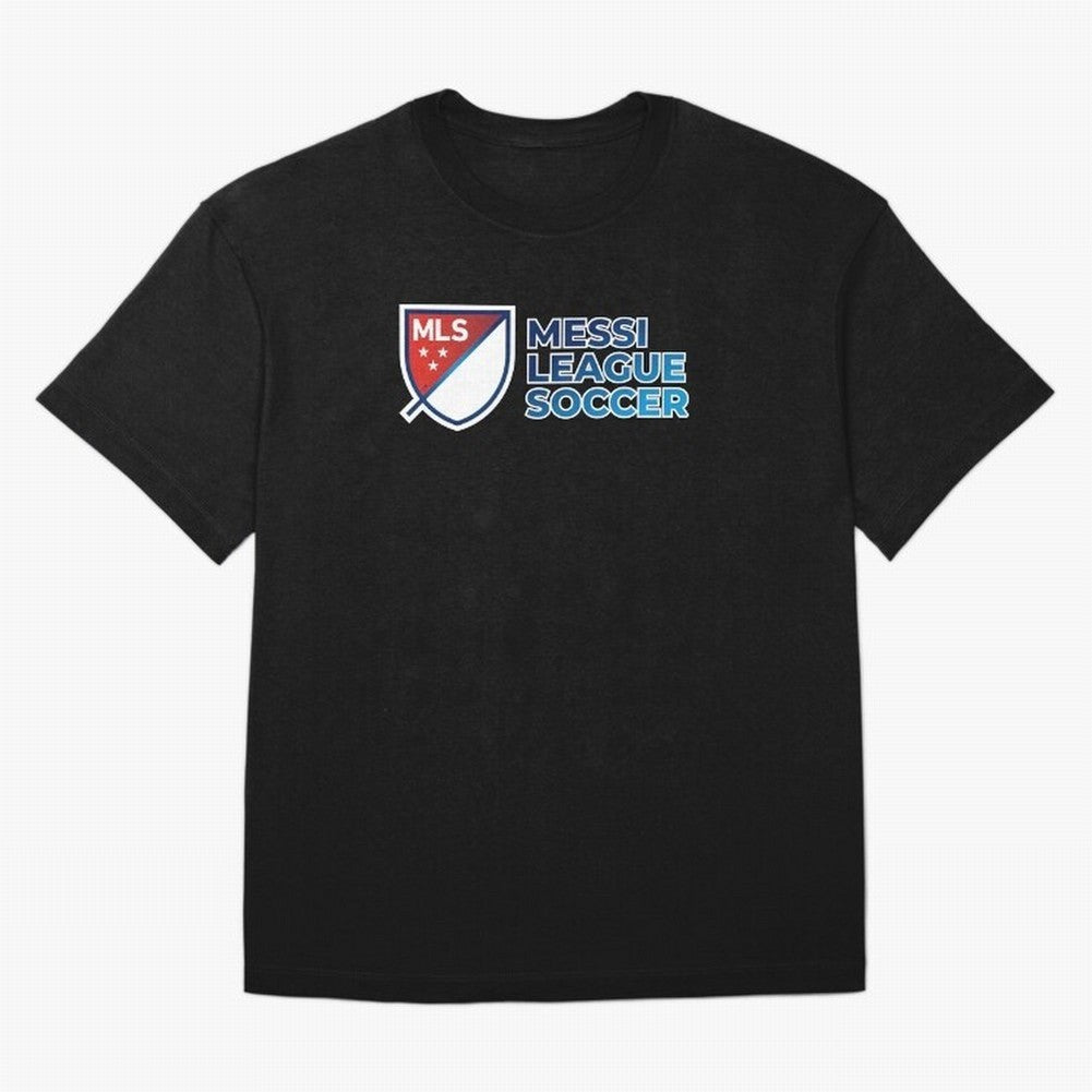MLS Messi League Soccer Oversized T-Shirt Bring World Football Passion into Global Football Passion for FIFA World Cup 2026 USA Canada Mexico, with Neymar, England and Germany, Classic Soccer Heritage, Championship Pressure, Fan Loyalty and