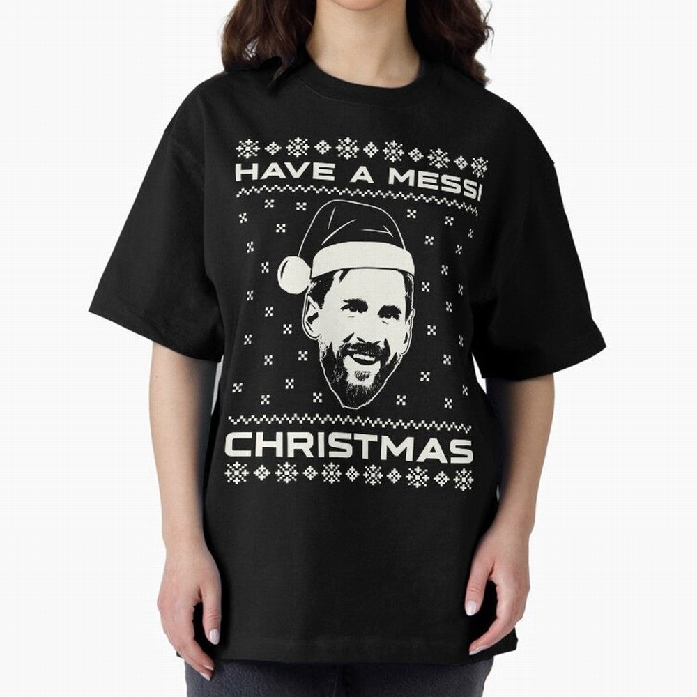 Lionel Messi Christmas Classic T-Shirt Bring Stadium Energy to Global Football Passion for FIFA World Cup 2026 Group Stage, Connected to Neymar, Haaland and Cristiano Ronaldo, Brazil, Football Passion, Legendary Performances, Festival Vibes and
