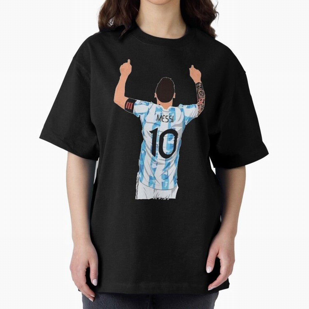 Lionel Messi Oversized T-Shirt Bring Bold Fan Energy to the FIFA World Cup 2026 Journey through Haaland Highlights, Spain and Netherlands Pride, Fan Favorite Moments, National Team Passion, Big Match Drama and Soccer History; Perfect for People Who
