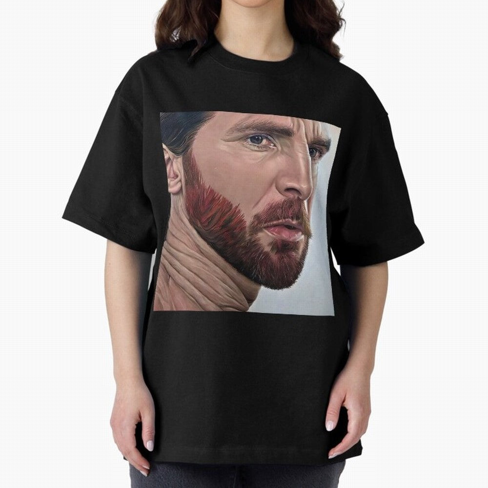 Take a look on Messi Oversized T-Shirt Experience Global Football Passion for FIFA World Cup 2026, Capturing Messi, Neymar and Mbappe, England, Soccer Culture, Superstar Moments, National Team Dreams and Competitive Fire; Great for Watch Parties,