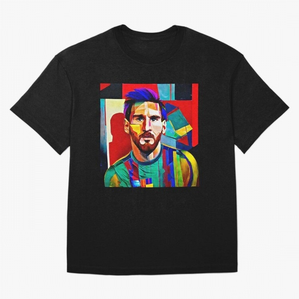 digital image of Messi Oversized T-Shirt Celebrate the Road through FIFA World Cup 2026 USA Canada Mexico for Fans of Haaland and Brazil, Portugal and Argentina, Bringing Global Supporter Spirit, Legendary Goals, National Colors and Tournament
