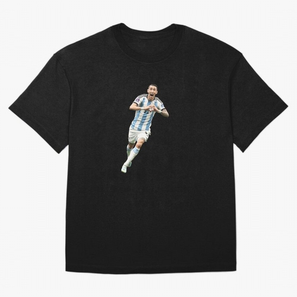 Angel Di Maria Oversized T-Shirt Experience FIFA World Cup 2026 Group Stage Centered on Cristiano Ronaldo, Brazil, Portugal and Argentina Energy, Match Day Excitement, Supporter Culture, Golden Goals and Global Football Passion; Ideal for Football