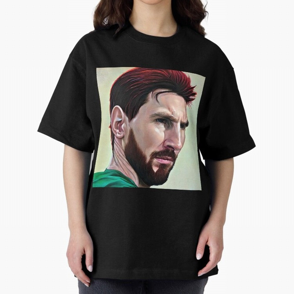 Painterly Messi Classic T-Shirt Carry the Dream of FIFA World Cup 2026 Group Stage Spirit, Driven by Argentina and Brazil, Messi and Cristiano Ronaldo, Football History, Final Match Energy, Crowd Noise and Once in a Lifetime Moments; Ideal for