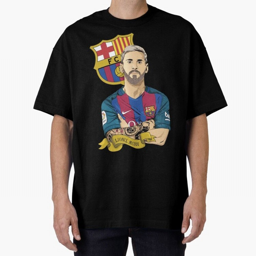 Lionel Messi (Barcelona) artwork Classic T-Shirt Represent the Passion of Match Day Hype around FIFA World Cup 2026, Mbappe and Neymar, France and Portugal, Stadium Memories, Football Loyalty, International Chants and Championship Tradition; Ideal