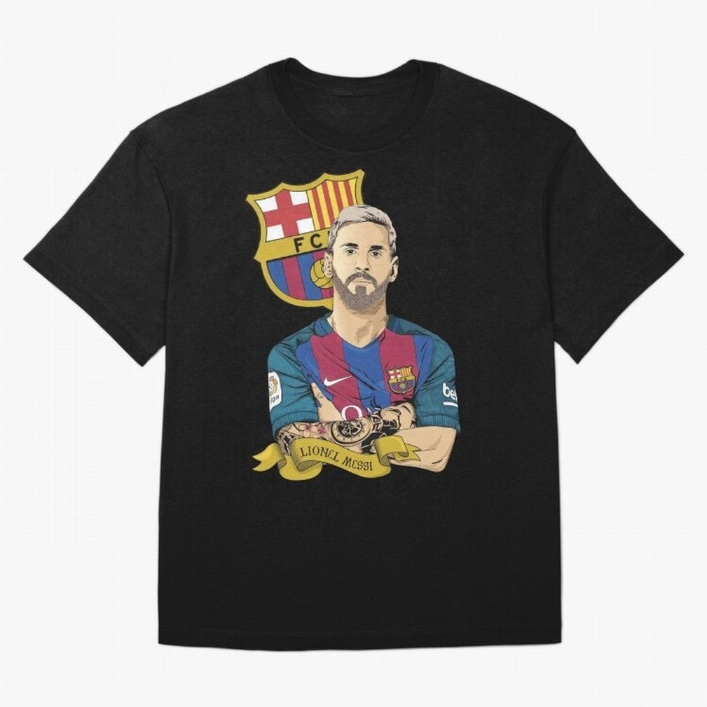 Lionel Messi (Barcelona) artwork Classic T-Shirt Represent the Passion of Match Day Hype around FIFA World Cup 2026, Mbappe and Neymar, France and Portugal, Stadium Memories, Football Loyalty, International Chants and Championship Tradition; Ideal