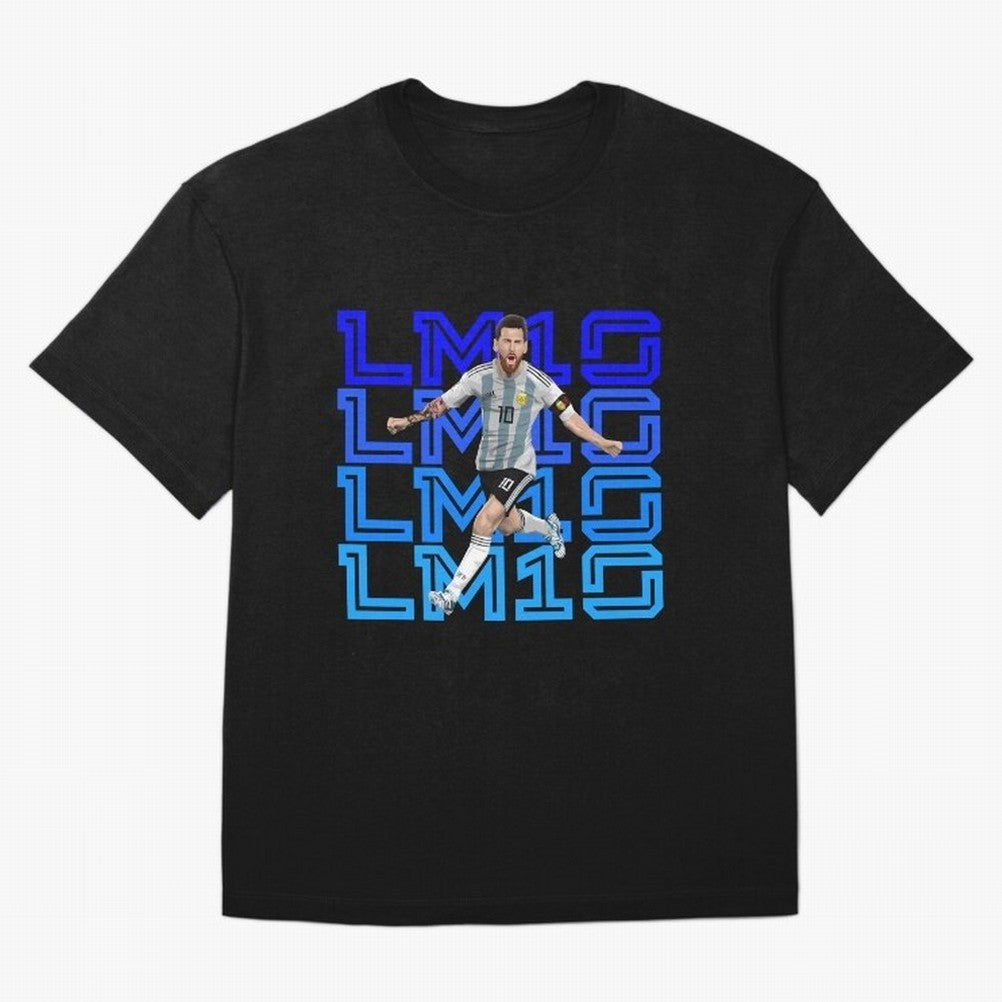 Lionel Messi 10 Oversized T-Shirt Experience the Global Stage of Match Day Hype around FIFA World Cup 2026, Neymar, Haaland and Cristiano Ronaldo, Spain and Netherlands, Global Supporter Spirit, Legendary Goals, National Colors and Tournament
