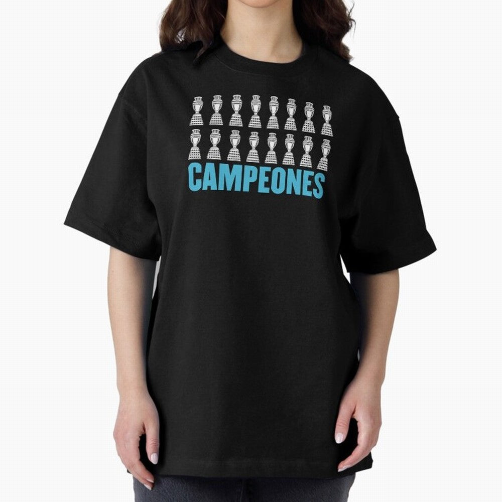 Campeones! Classic T-Shirt Capture Stadium Memories from the FIFA World Cup 2026 Journey through Messi and Cristiano Ronaldo Highlights, Portugal, Spain and Germany Pride, Soccer Culture, Superstar Moments, National Team Dreams and Competitive