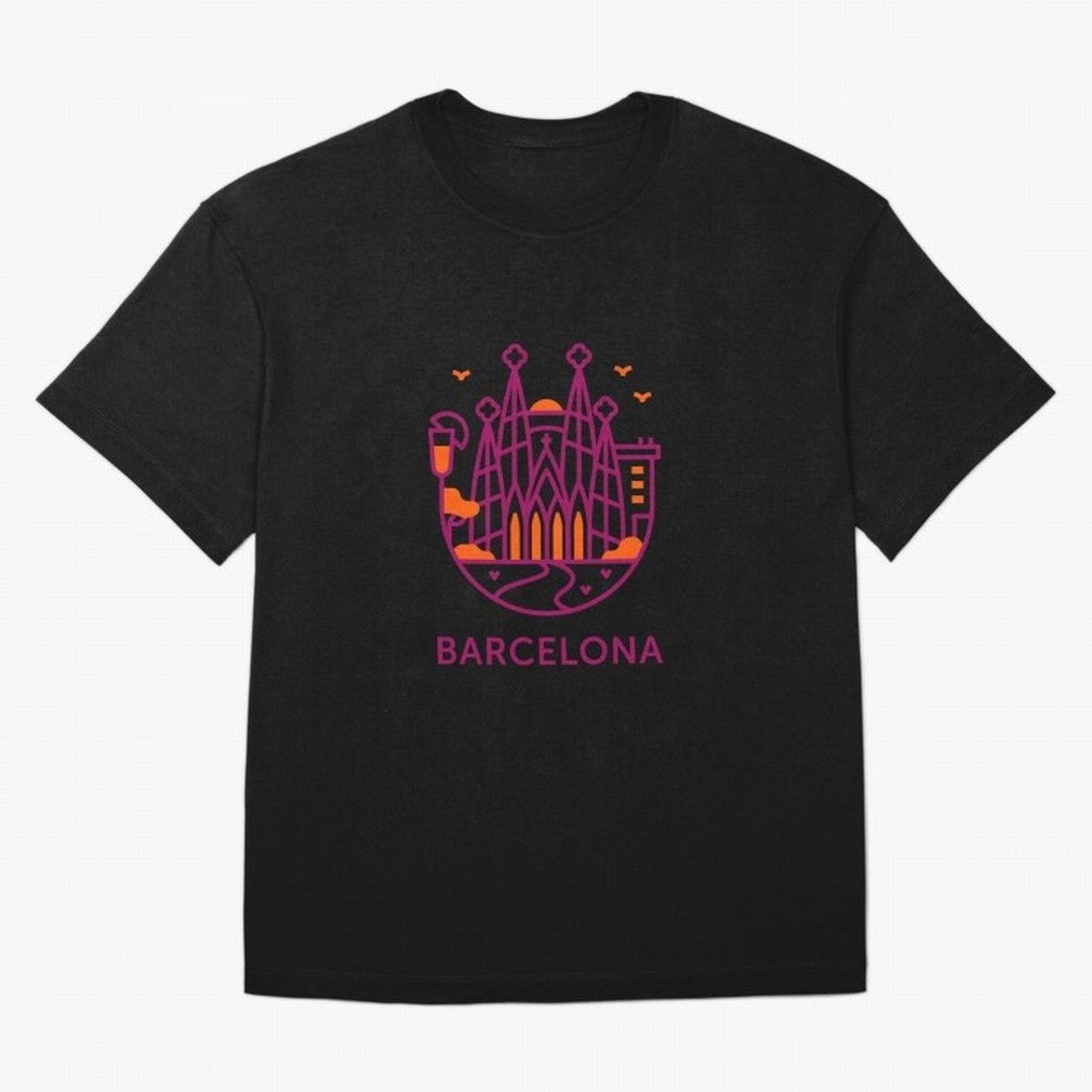 Luggage Barcelona Oversized T-Shirt Celebrate Classic Football Spirit in FIFA World Cup 2026 Built around Cristiano Ronaldo, Argentina and Brazil Energy, Vintage Soccer Flavor, Modern Football Stars, National Flags and Final Night Emotion; Great