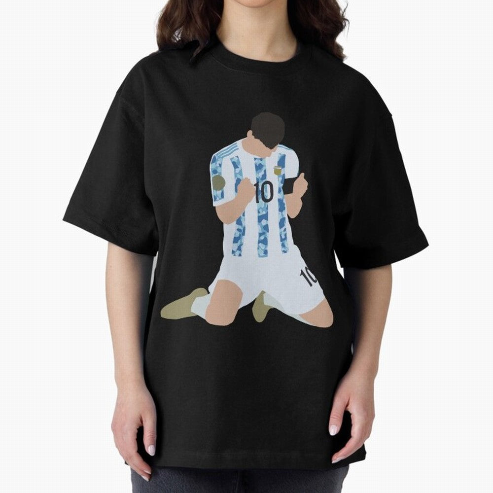 Messi Celebrates Argentina Victory Classic T-Shirt Relive the Noise and Pride of Match Day Hype around FIFA World Cup 2026 USA Canada Mexico, Messi, Neymar and Mbappe, France and Portugal, Football Festival Excitement, Trophy Ambitions, Country
